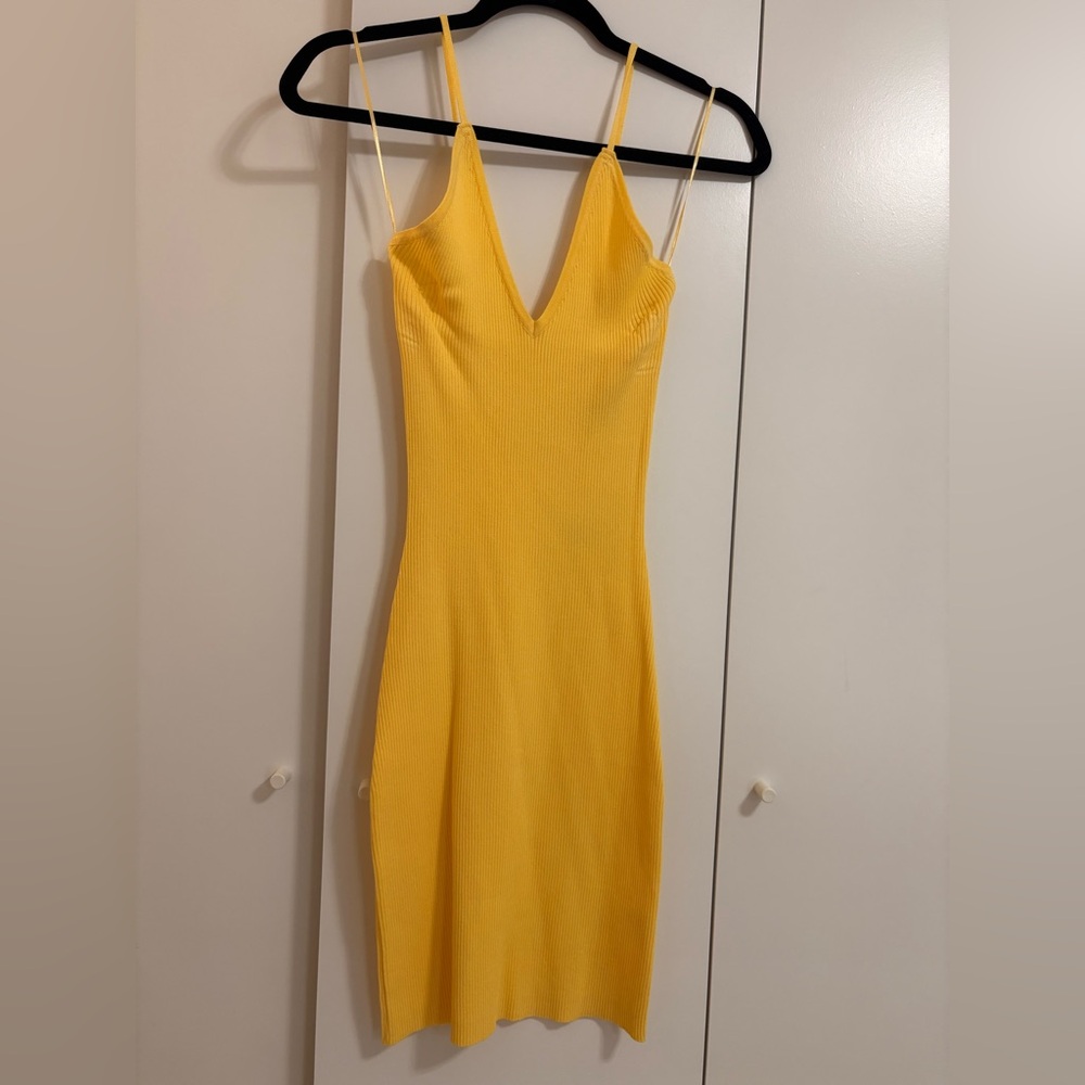 Yellow Sleeveless Dress